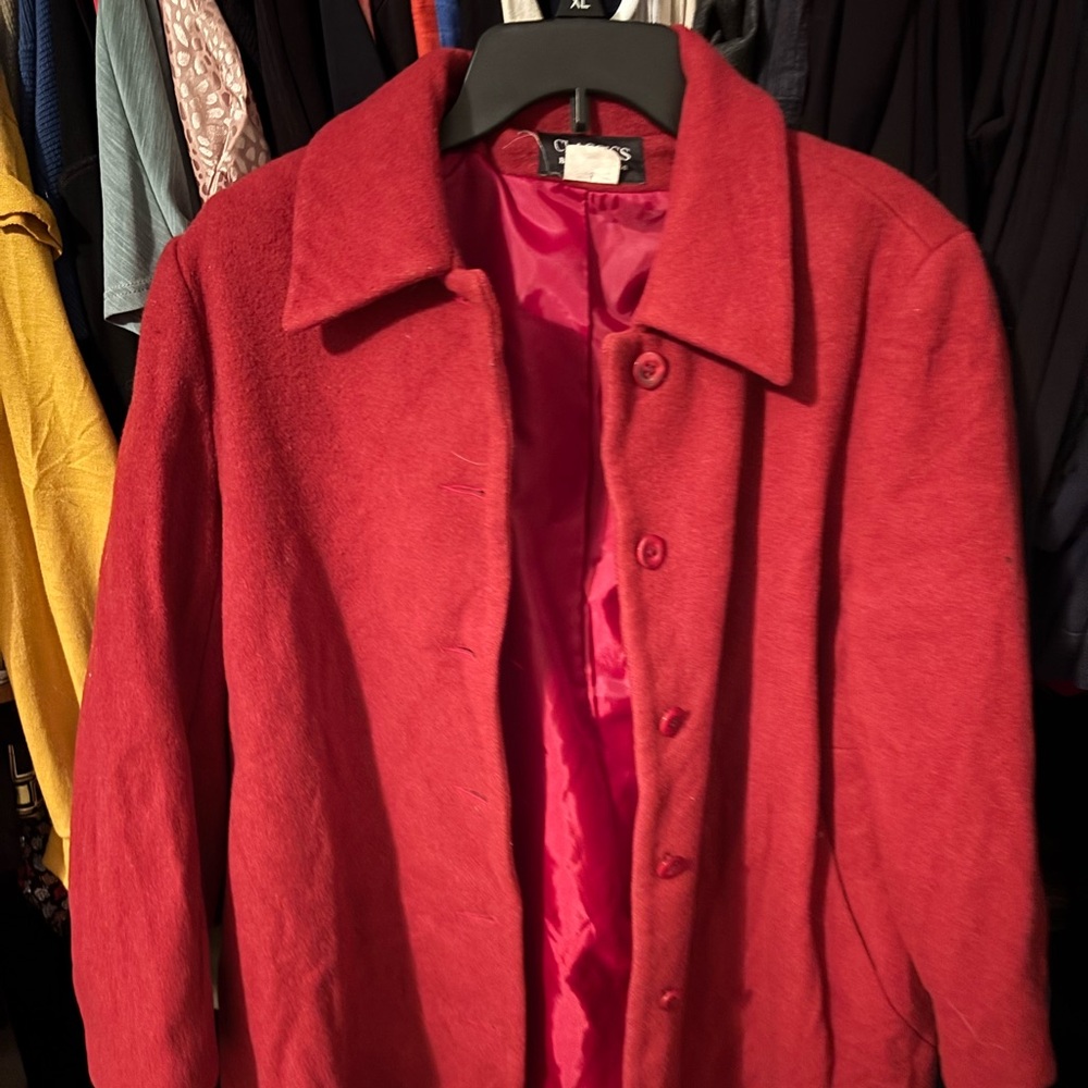 Red Long Sleeve Jacket